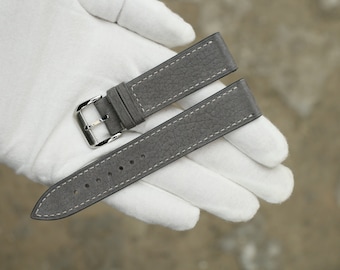 Nubuck Gray watch strap 24mm,22mm,21mm,20mm,19mm,18mm,16mm