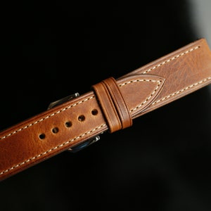 Waxy bordeaux slim watch strap , ,24mm 22mm,21mm,20mm 19mm ,18mm ...WAXY-BORDEAUX 0-K-M-N zdjęcie 8