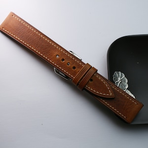 Waxy bordeaux slim watch strap , ,24mm 22mm,21mm,20mm 19mm ,18mm ...WAXY-BORDEAUX 0-K-M-N zdjęcie 4