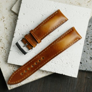 Tuscany conag padded leather watch strap 24mm ,22mm,21mm,20mm,19mm,18mm,16mm-TUSCANY-CONAG-F-S-M-N-