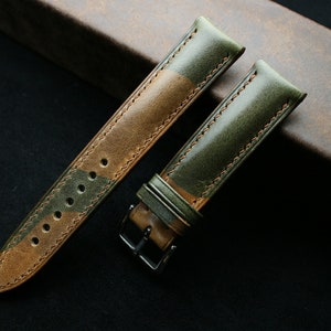 butero camo leather watch strap 24mm ,22mm,21mm,20mm,19mm,18mm,16mm-BUTERO-CAMO-F-S-M-N-