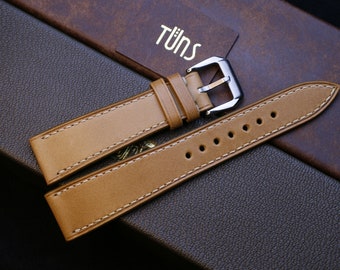 butero tan slim leather watch strap 24mm ,22mm,21mm,20mm,19mm,18mm,16mm-BUTERO-TAN-0-K-TH-N-