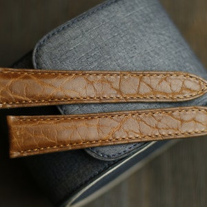 Conag Bison leather cartier  watch strap-BORUNG cartier L1-Brown-V-S-M-N-