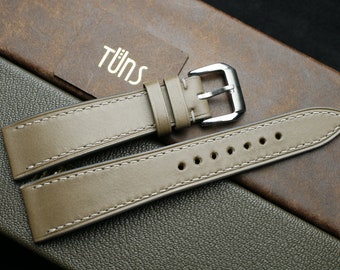butero taupe leather watch strap 24mm ,22mm,21mm,20mm,19mm,18mm,16mm-BUTERO-TAUPE-0-Gray-TH-N-