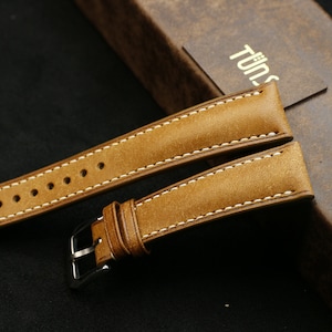 Pueblo Tan Leather watch strap  24mm,22mm,21mm,20mm,19mm,18mm,16mm-PUEBLO-TAN-F-K-M-N-