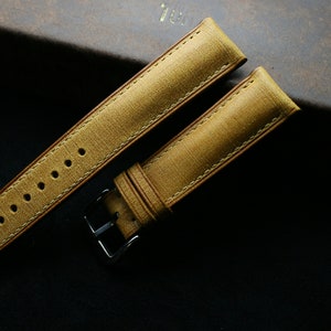 Babele yellow watch strap 24mm,22mm,21mm,20mm,19mm,18mm,16mm-BABELE-YELLOW-F-K-TH-N-