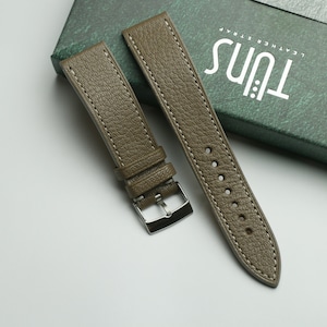 Alran etaupe slim Leather watch strap  24mm,22mm,21mm,20mm,19mm,18mm,16mm-ALRAN-TAUPE-0-K-M-N-