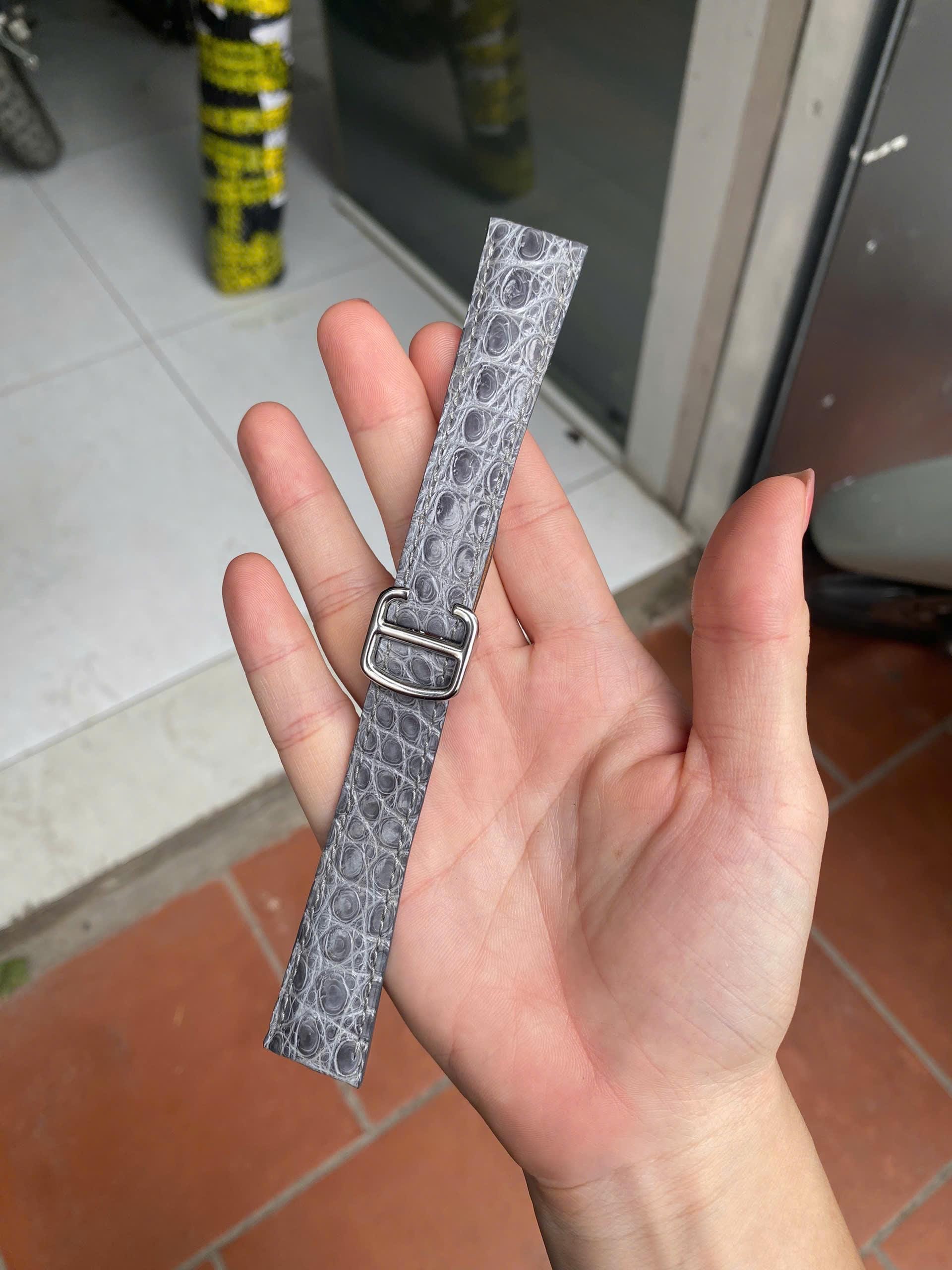 Handmade Dark Gray Alligator Leather Cartier Watch Strap - CL41 - Etsy