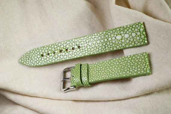 Bracelet montre galuchat new arrivals