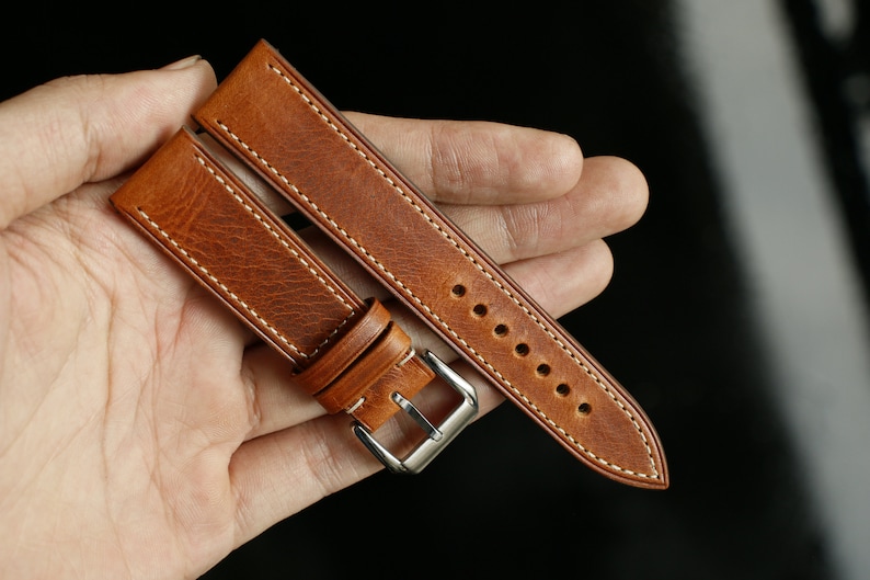 Waxy bordeaux slim watch strap , ,24mm 22mm,21mm,20mm 19mm ,18mm ...WAXY-BORDEAUX 0-K-M-N zdjęcie 1