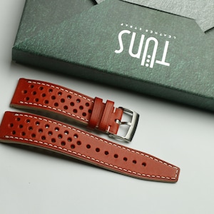 Rally butero red papavero watch strap -BUTERO-RED-0-K-TH-Rally-