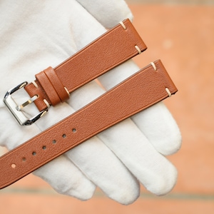 Swift caramen slim Leather watch strap -SWIFT-CARAMEN-0-D-0-N-