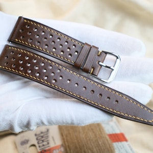 butero brown rally leather watch strap  24mm,22mm,21mm,20mm,19mm,18mm,16mm-BUTERO-BROWN-0-Gold-X-RL-