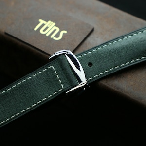 omega Babele Dark green watch strap-BABELE Omega-GREEN-F-K-TH-N-