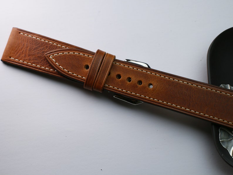 Waxy bordeaux slim watch strap , ,24mm 22mm,21mm,20mm 19mm ,18mm ...WAXY-BORDEAUX 0-K-M-N zdjęcie 3