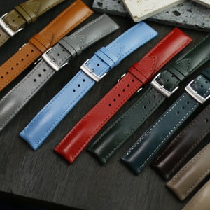 Box Calf Red Leather Watch Strap 24mm 22mm 21mm 20mm 19mm 18mm 16mm box red f s m n Etsy