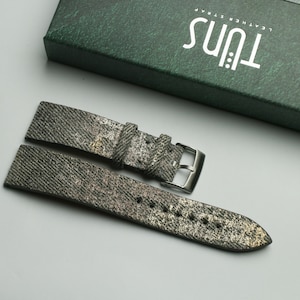 Suede emulsion gold & gray Leather slim watch strap  24mm,22mm,21mm,20mm,19mm,18mm,16mm-SUEDE-GOLD GRAY-0-0-0ke-N-