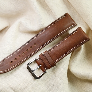 Chromepak horween sepia watch strap - HORWEEN-SEPIA-F-K-M-N-