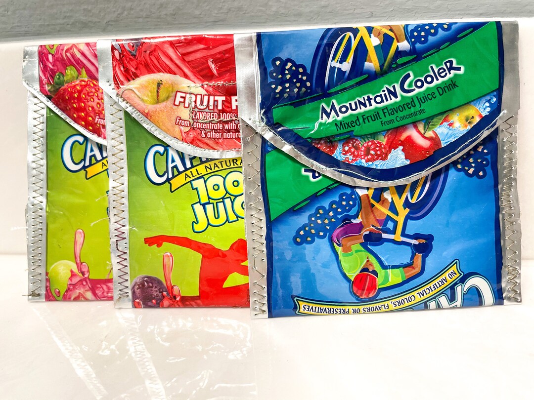 Juice Pouch Wallet Etsy
