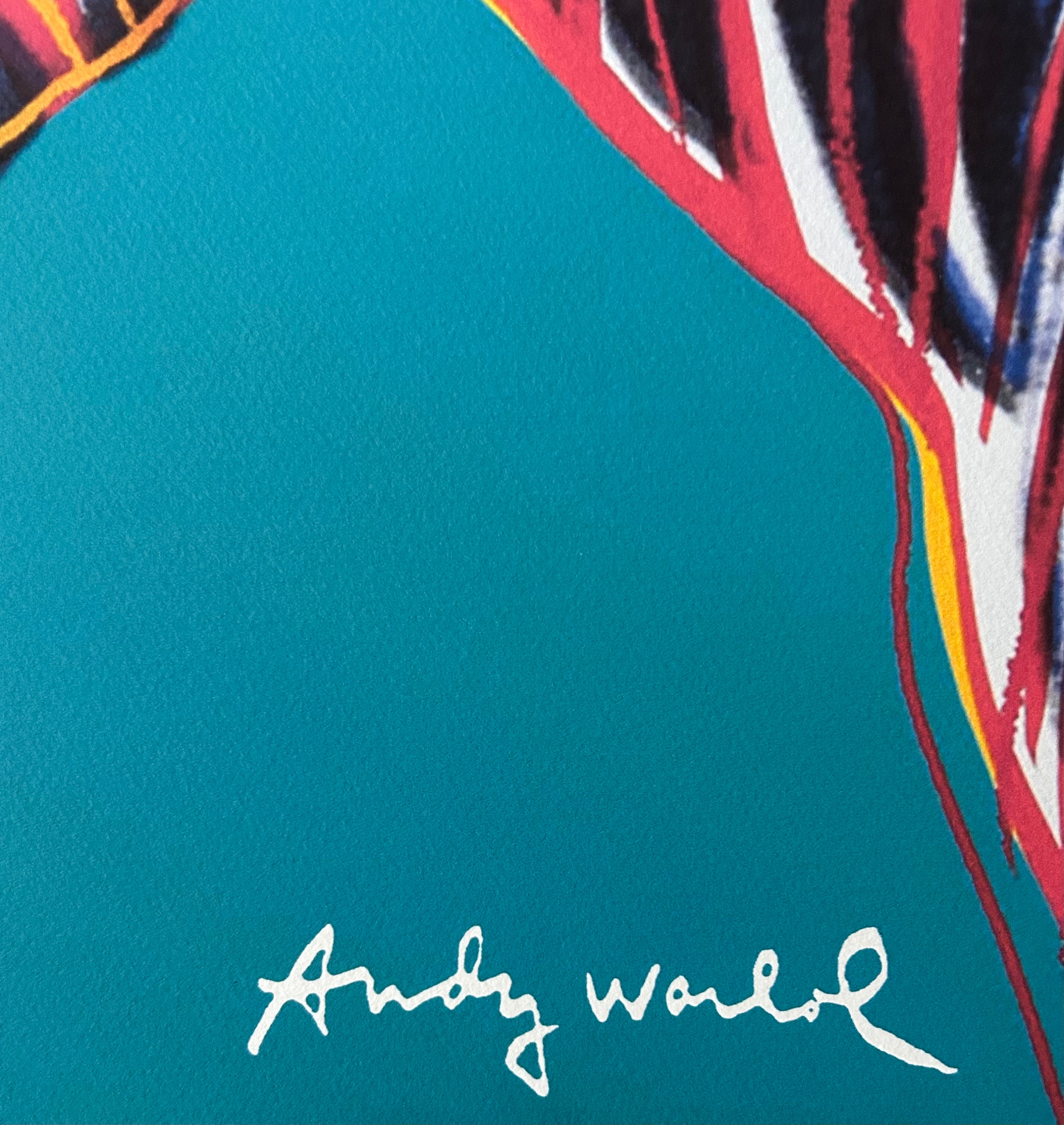 Andy Warhol Grevy's Zebra Lithograph: Limited Edition CMOA Print