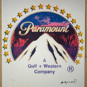 Andy Warhol (After) "Paramount" Foundation Limited Edition (37/125) Signed in the Print Off set Lithograph