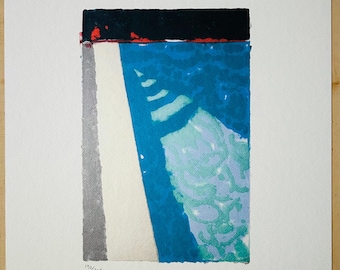 David Hockney (After) "Untitled Pool Reflection" Limited Edition Off Set Lithograph