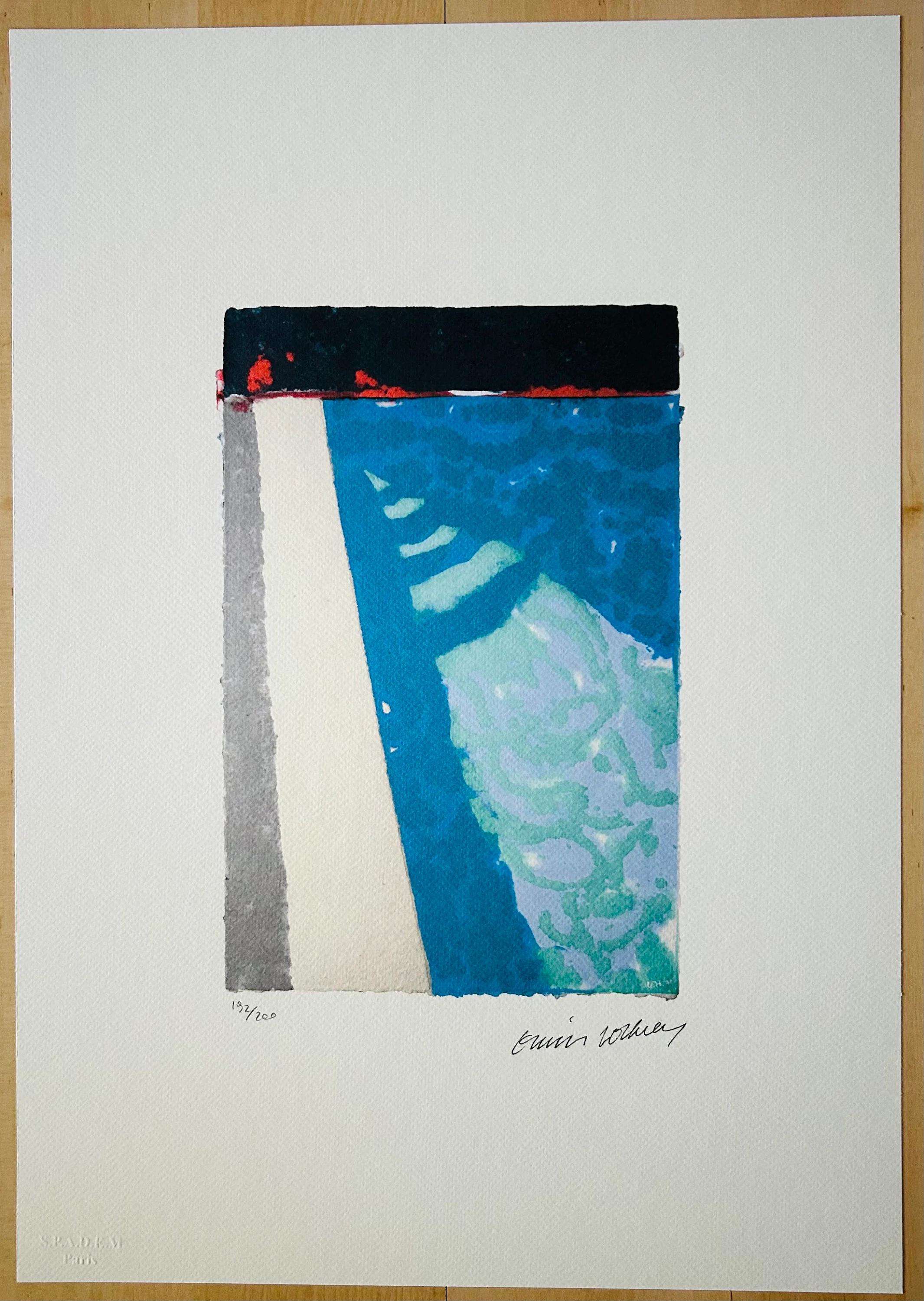 David Hockney (After) "Untitled Pool Reflection" Limited Edition Off Set Lithograph