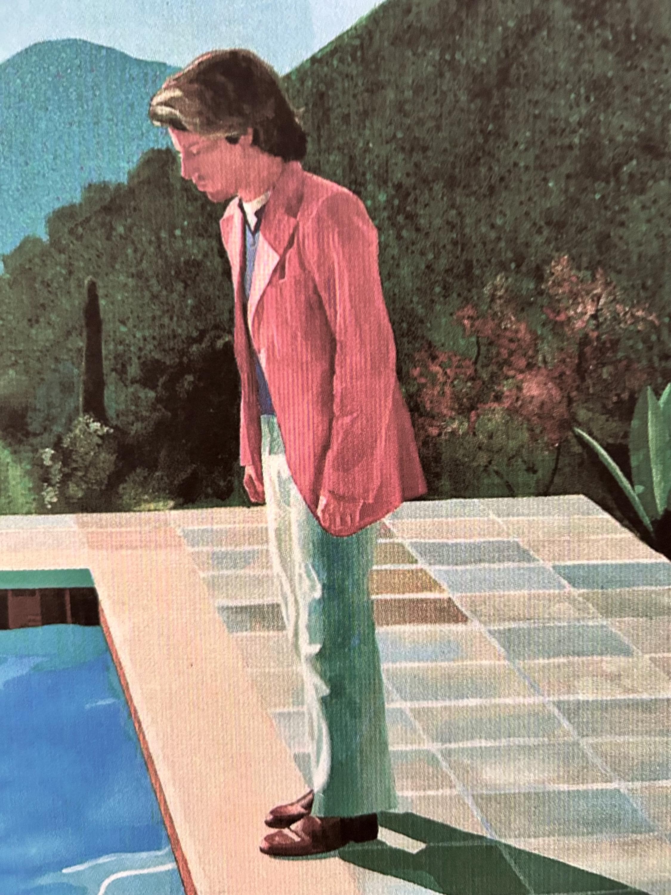 デイヴィッド・ホックニー「ある芸術家の肖像」オフセット