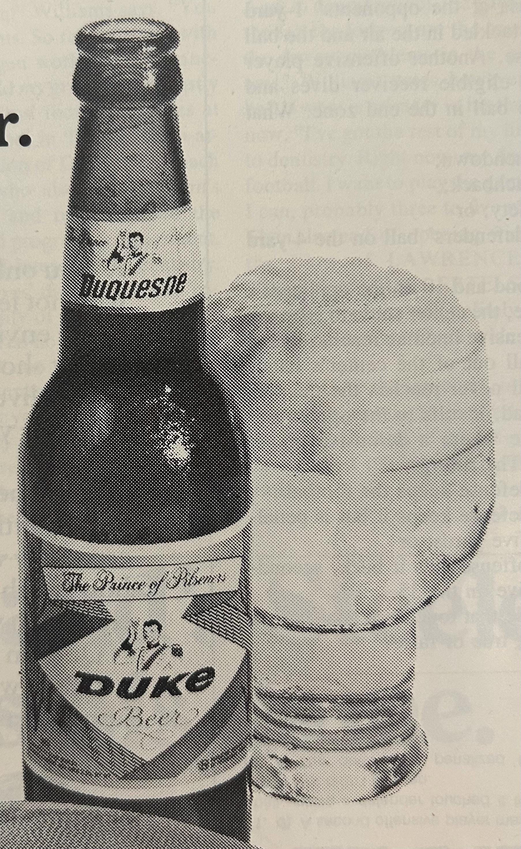 非売品 激レア DUKE BEER デュークビール 広告60年代 サーフィン版 非売品 激レア DUKE BEER デュークビール 広告60年代 サーフィン版