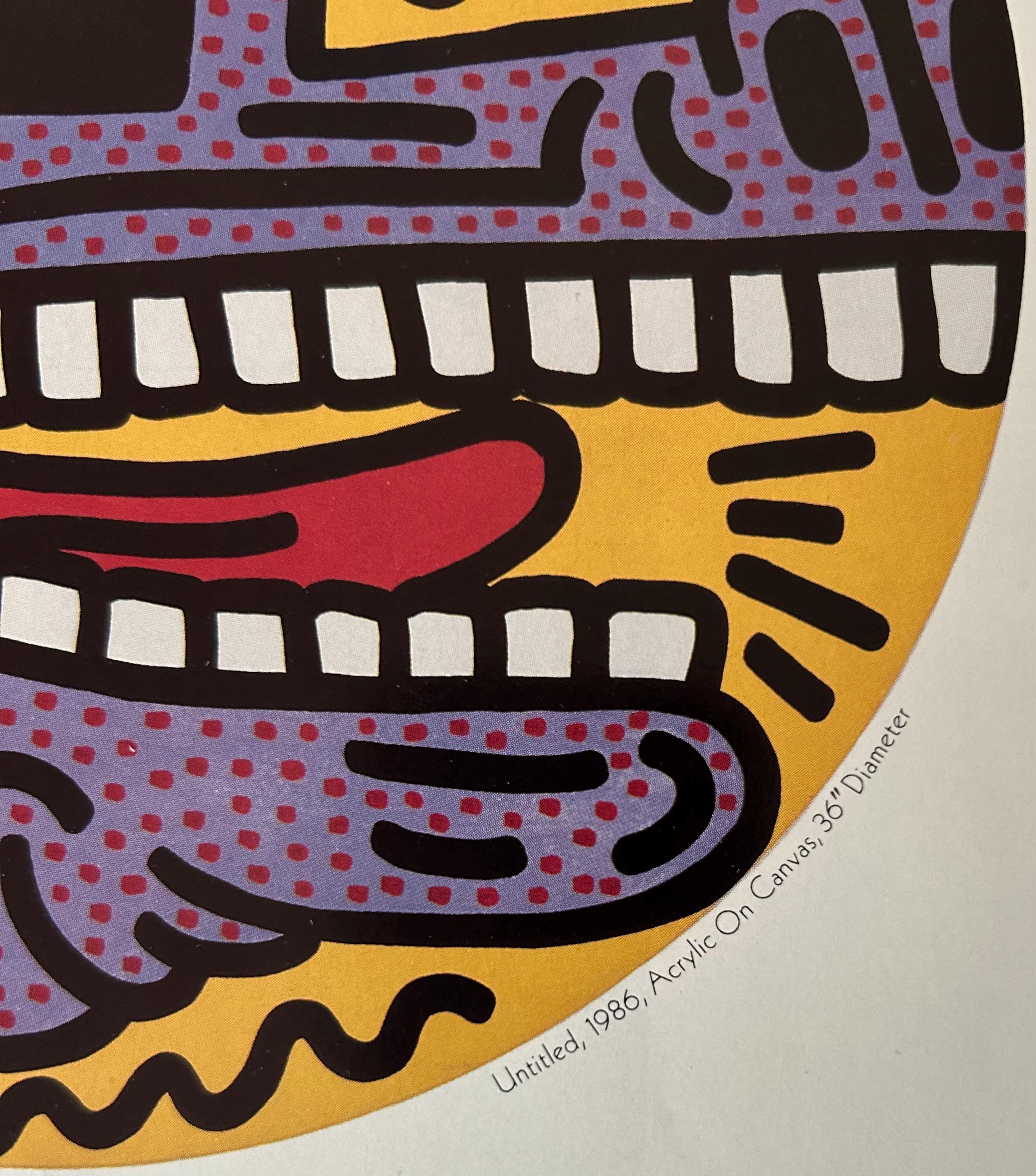 Framed Keith Haring 'purple Animal' Print - Vintage 1990 Ad - Etsy