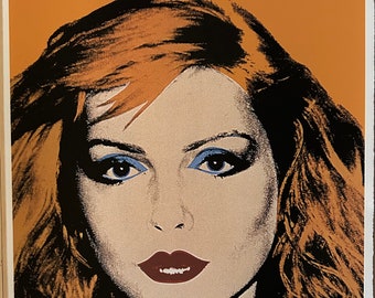 Andy Warhol (After) "Orange Debbie Harry" Limited 14x20" Off Set Lithograph