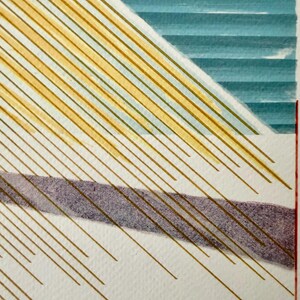 David Hockney Sun Print, The Weather Series, Limited Edition Lithograph image 8