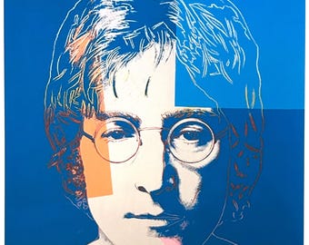 アンディ・ウォーホル「ザ・ビートルズ」限定版プレートサイン＆手書き