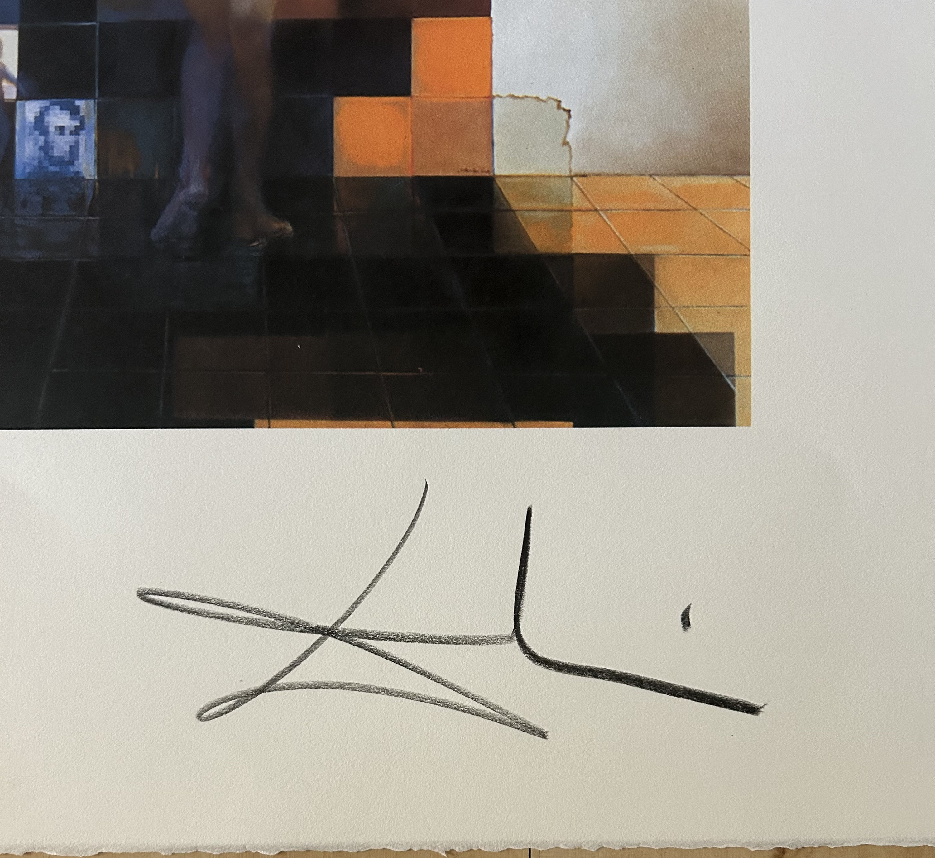 サルバドール・ダリ 「 私の裸の妻 」 リトグラフ 217/295 署名