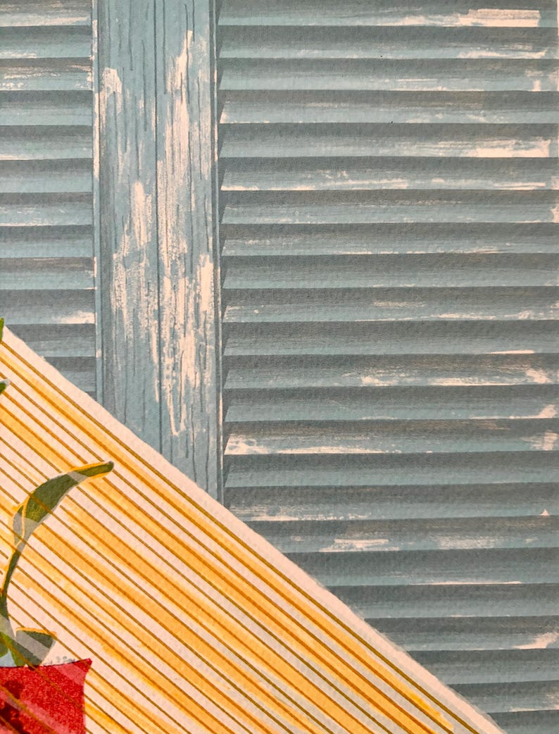 David Hockney Sun Print, The Weather Series, Limited Edition Lithograph image 5