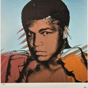 Andy Warhol &quot;Muhammed Ali&quot; Limited Edition  Off Set Lithograph