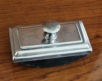 Guinness Mahon bank of Dublin Ireland, old antique vintage ink blotter from 1950