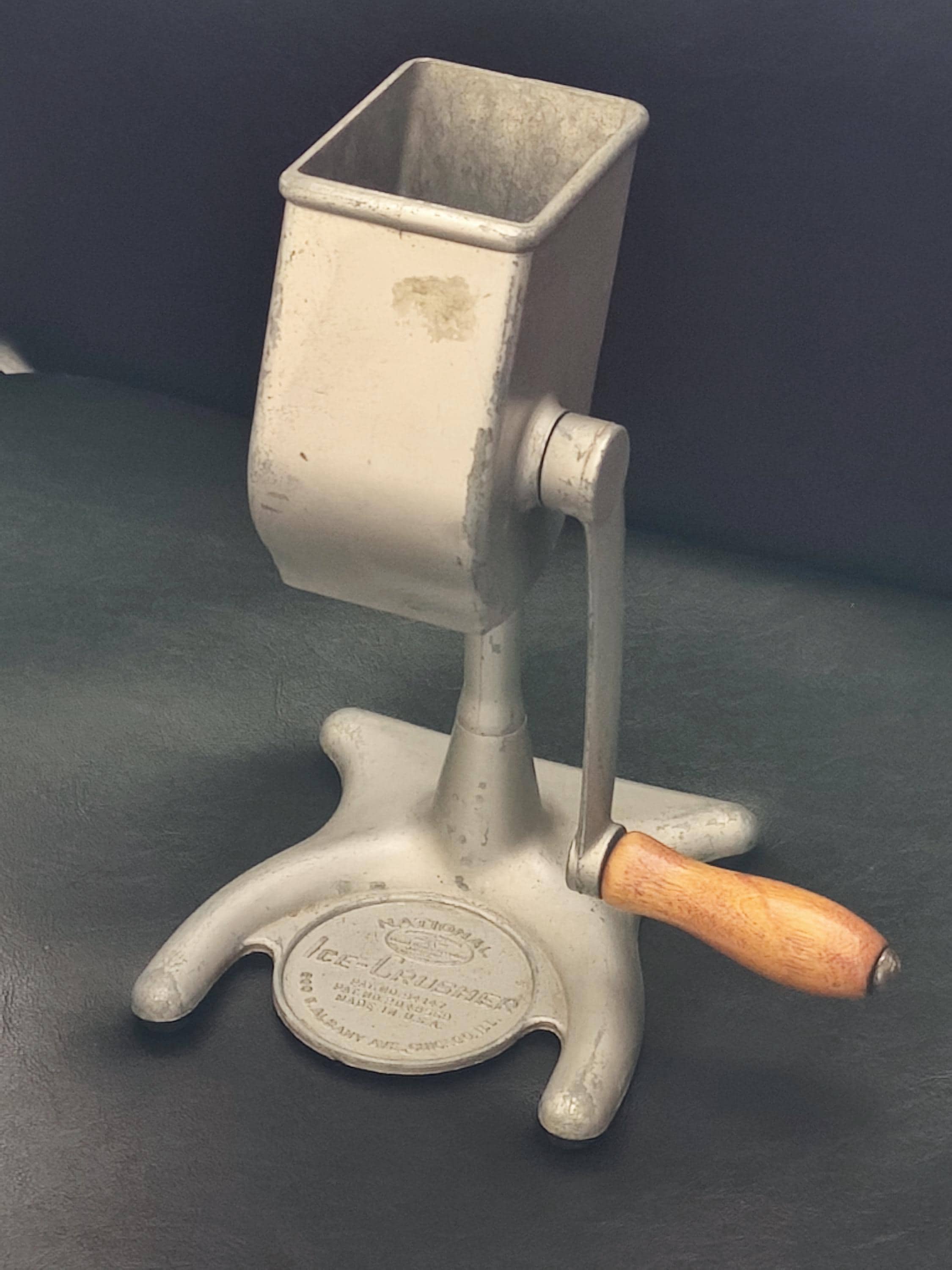 Vintage Hand Crank Ice Crusher - Etsy
