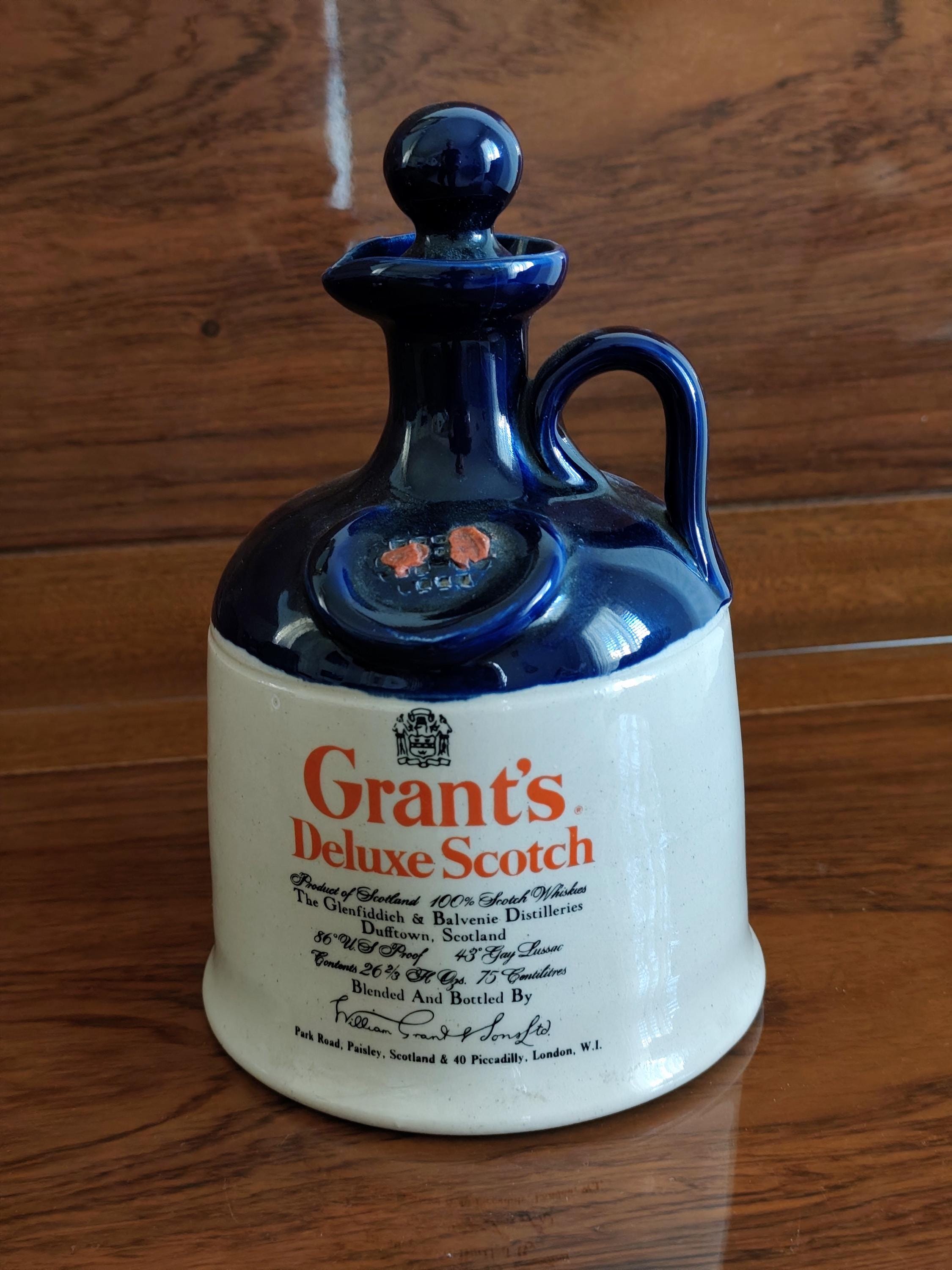 Grants Whisky Bottle - Etsy