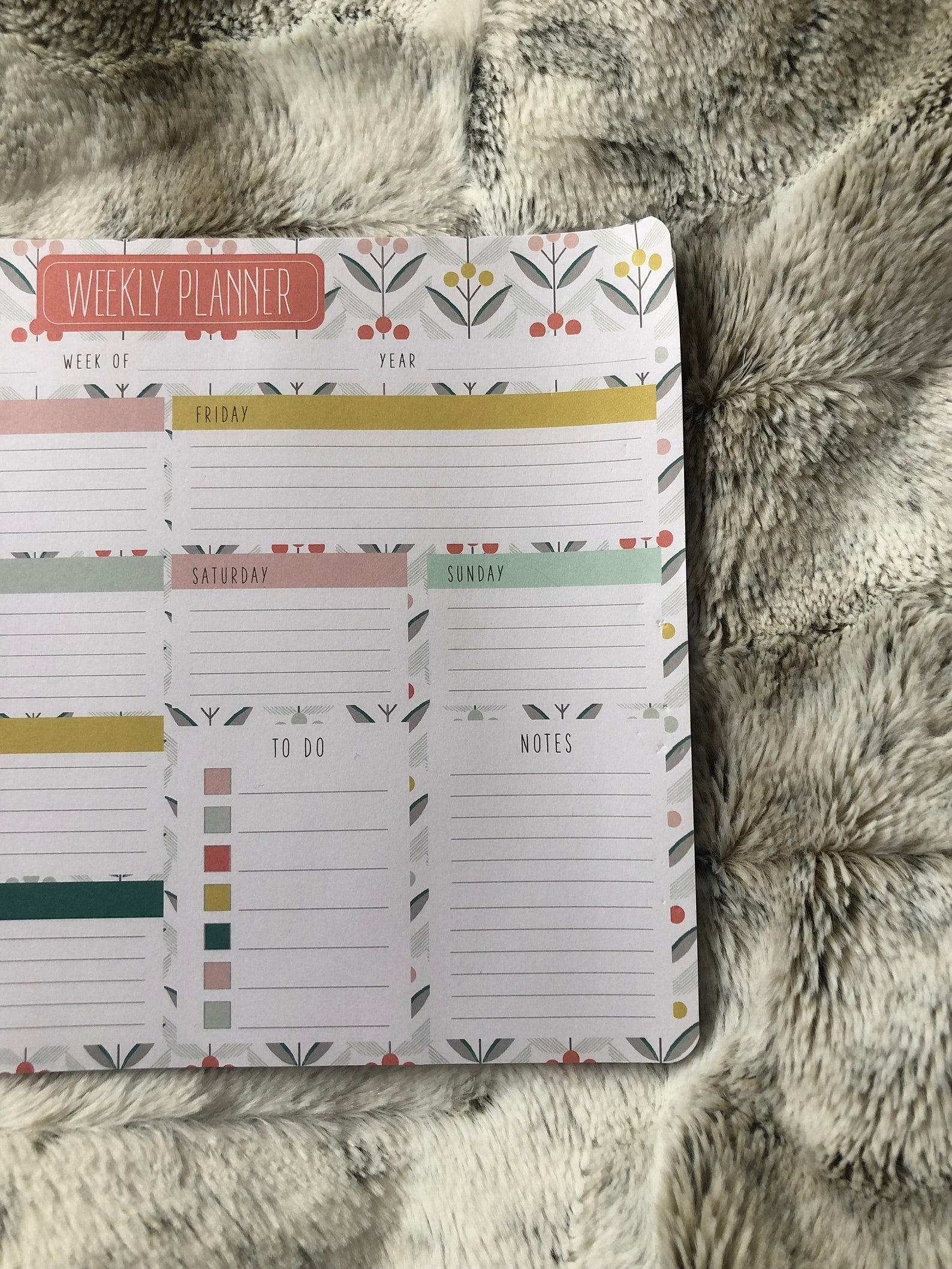 Weekly Planner | Etsy