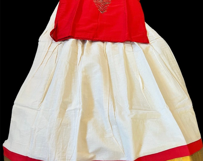 Onam kids dress/ Indian lehenga/ kid’s collection.