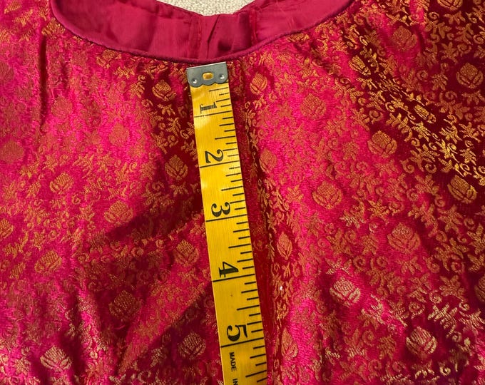 Readymade Padded Saree Blouse, Princess Cut, Size 40