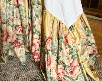 Vintage Ralph Lauren Gathered Bedskirt  |  FULL Size