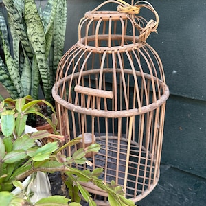Antique Woven Decorative Birdcage