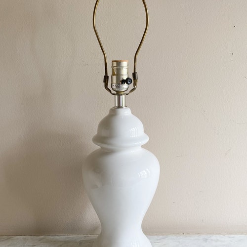 Vintage White Ginger Jar Lamp shade Sold Separately Etsy