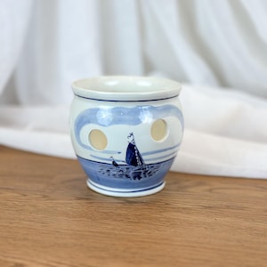 Vintage Delft Bulb Planter