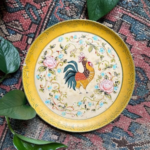 Vintage Rooster Tray