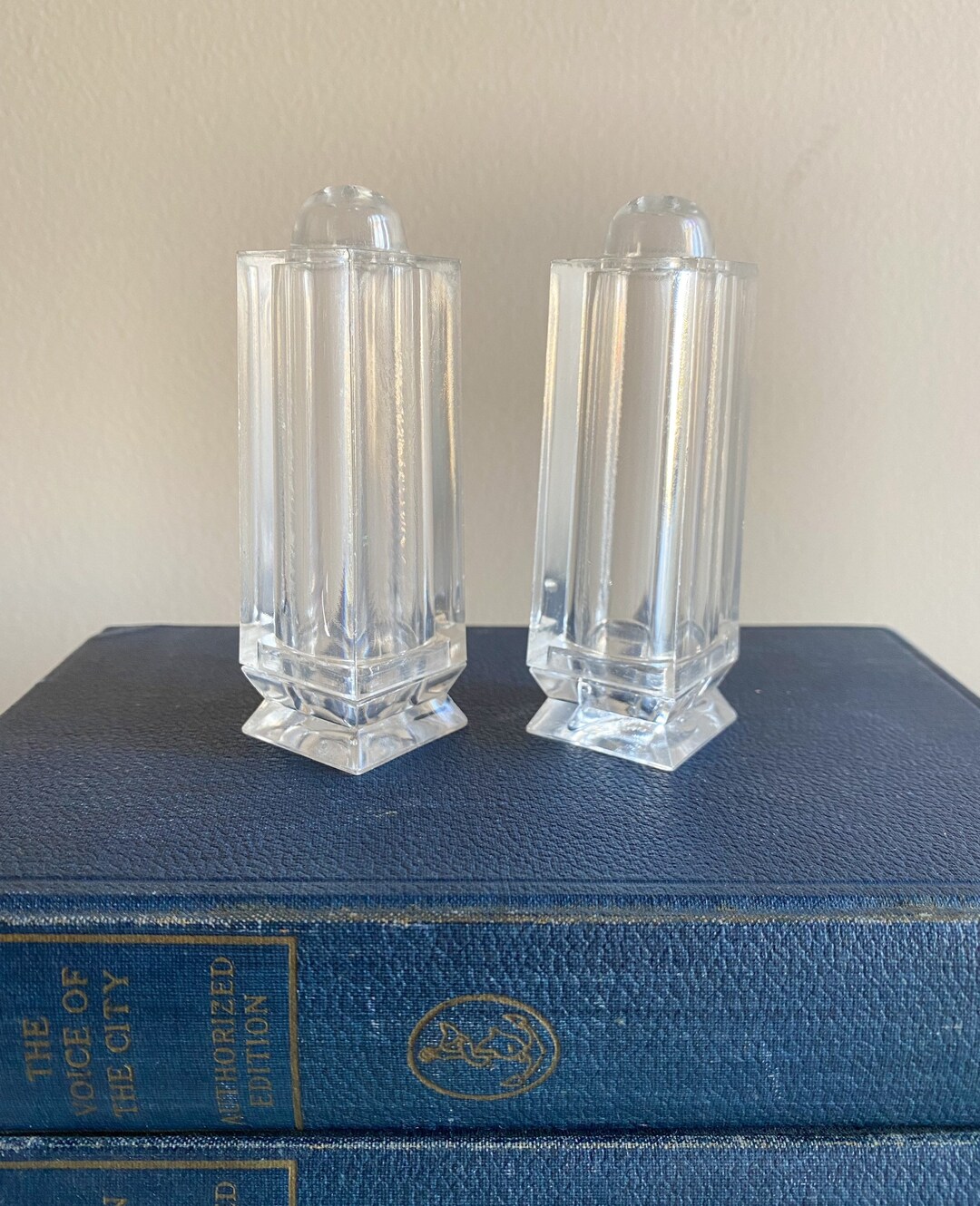 Vintage Lucite Salt & Pepper Shakers Etsy
