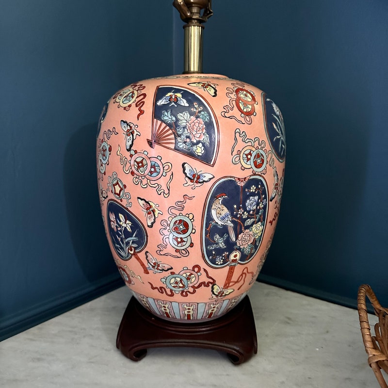 Chinoiserie Lamp - Etsy