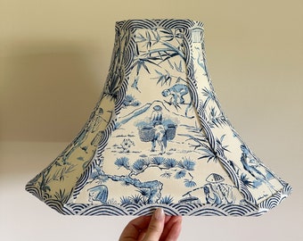 Chinoiserie Lampshade | Blue & White